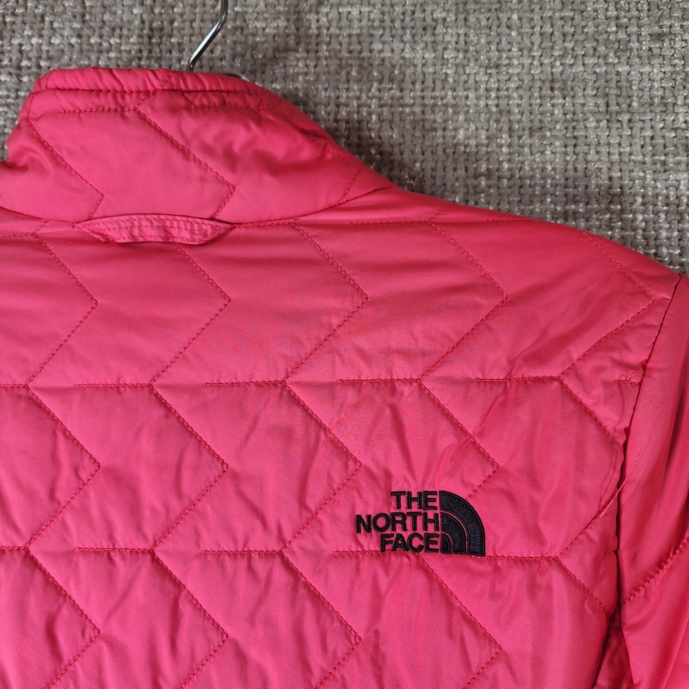 The North Face Jacket Womens S Pink Quilted Full Zip Lightweight Insulated Liner - Picture 9 of 14